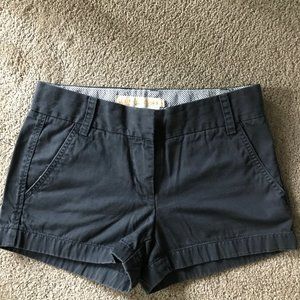J. Crew Chino Shorts Indigo Blue Size 0
